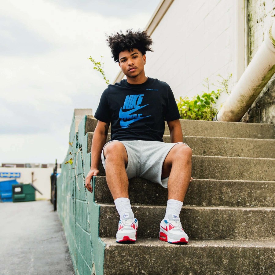 Men'S Tees * | Nike Sportswear Essentials+ Glitch Tee Black