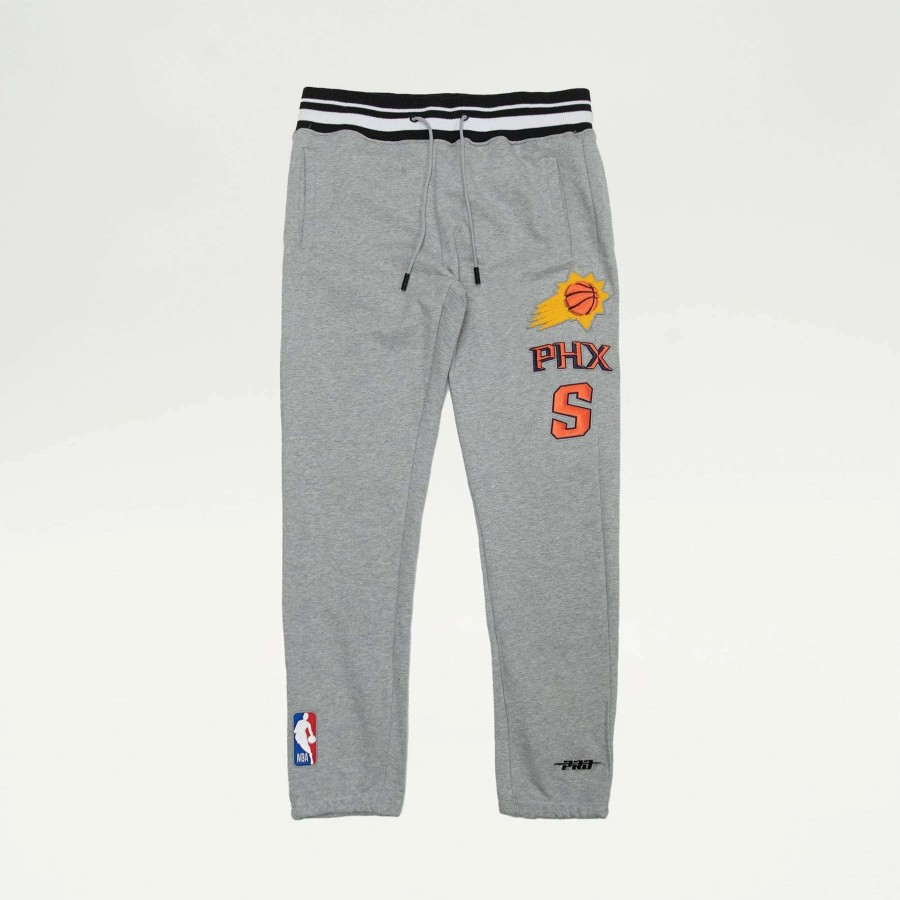 Men'S Bottoms * | Pro Standard Nba Phoenix Suns Jogger Heather Grey