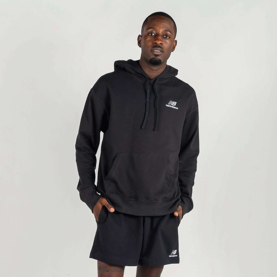 Men'S Hoodies * | New Balance Uni-Ssentials French Terry Hoodie Black