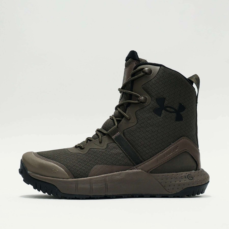 Men'S Boots * | Under Armour Micro G Valsetz Zip Tactical Boot Brown/Black