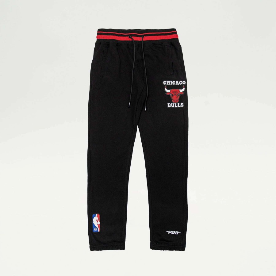 Men'S Bottoms * | Pro Standard Nba Chicago Bulls Jogger Black