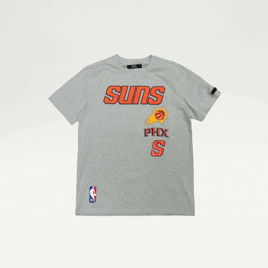 Men'S Tees * | Pro Standard Nba Phoenix Suns Tee Heather Grey