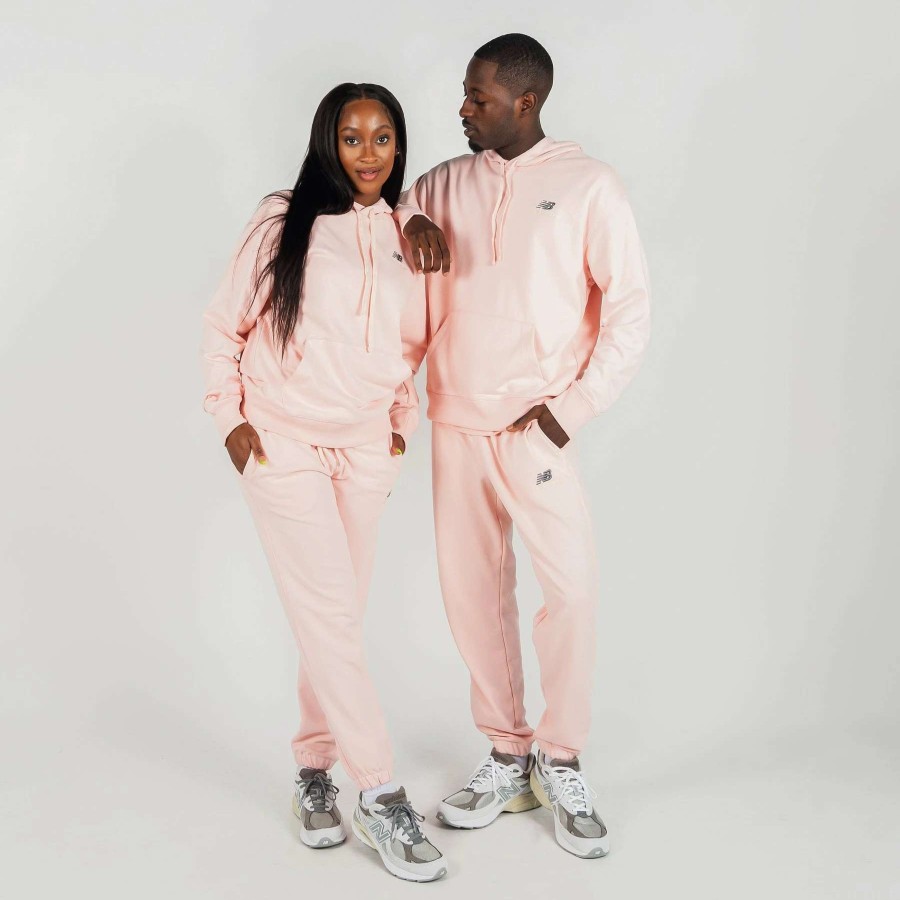 Men'S Hoodies * | New Balance Uni-Ssentials French Terry Hoodie Pink Haze