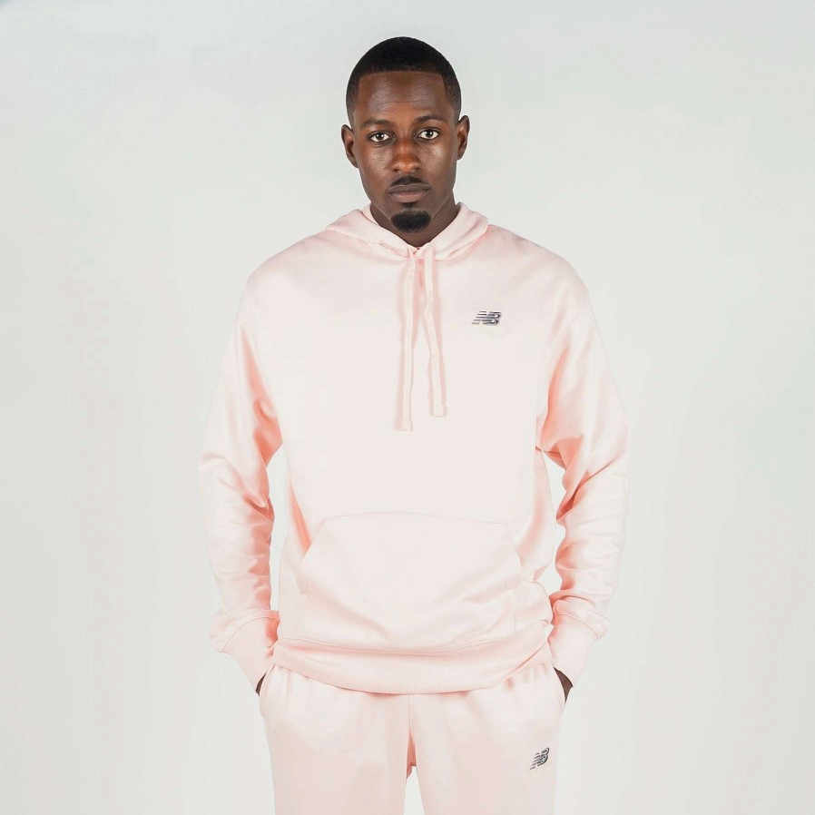 Men'S Hoodies * | New Balance Uni-Ssentials French Terry Hoodie Pink Haze