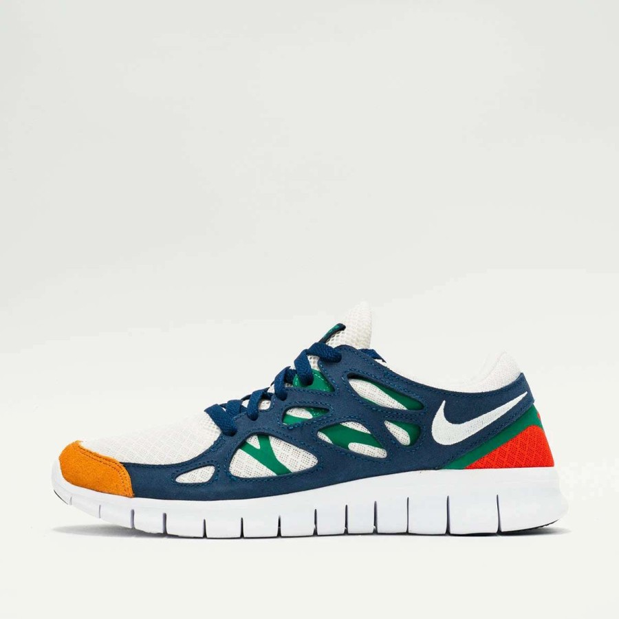 Men'S Sneakers * | Nike Free Run 2 Phantom/Malachite/Midnight Navy