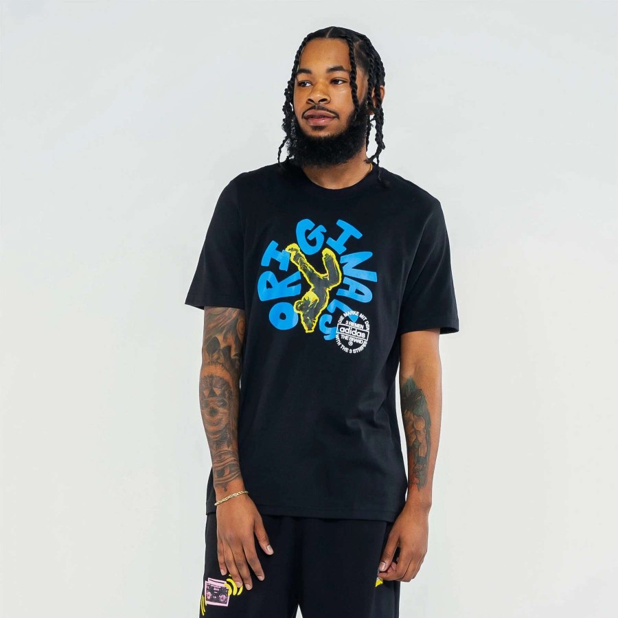 Men'S Tees * | Adidas Graphics Unite Tee Black