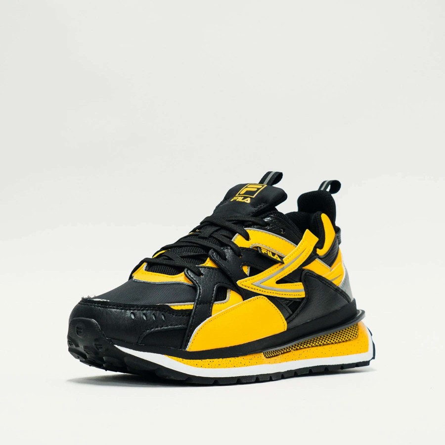 Men'S Sneakers * | Fila Sandenal Black/Yellow