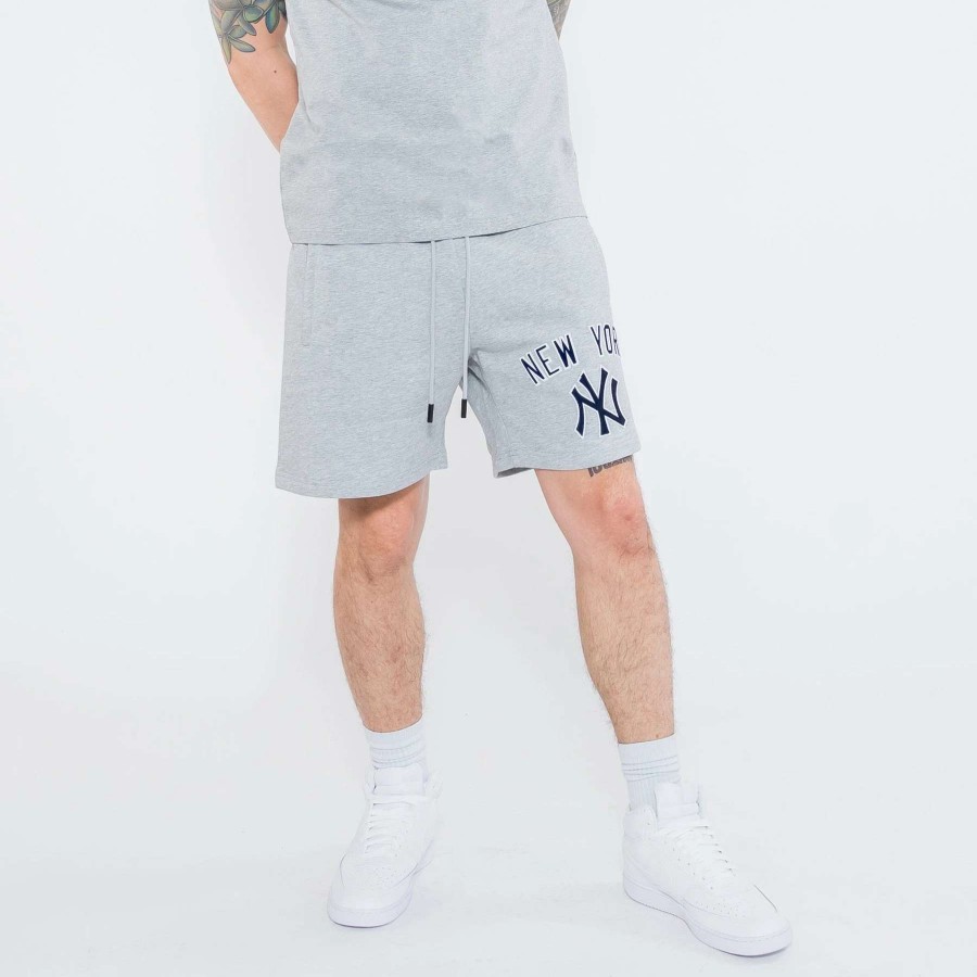 Men'S Shorts * | Pro Standard Mlb New York Yankees Shorts Heather Grey