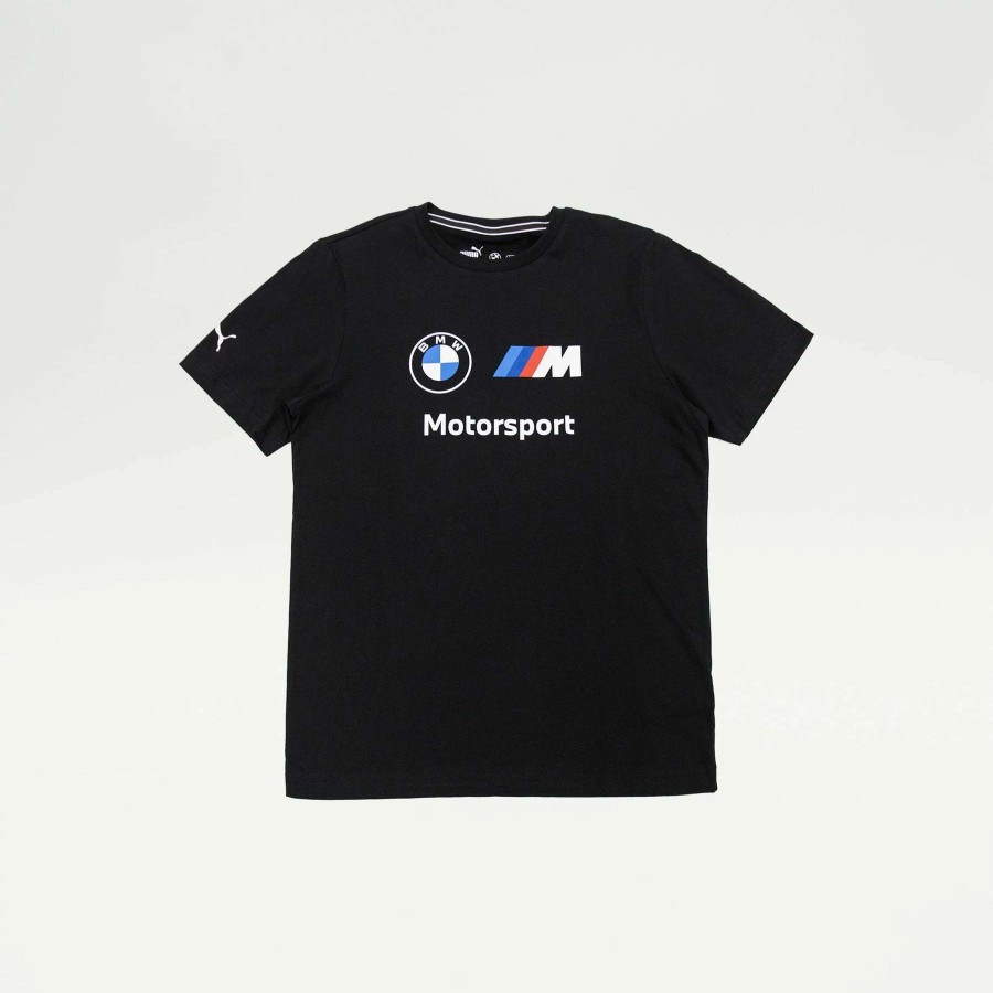 Men'S Tees * | Puma Bmw M Motorsport Essentials Logo Tee Black