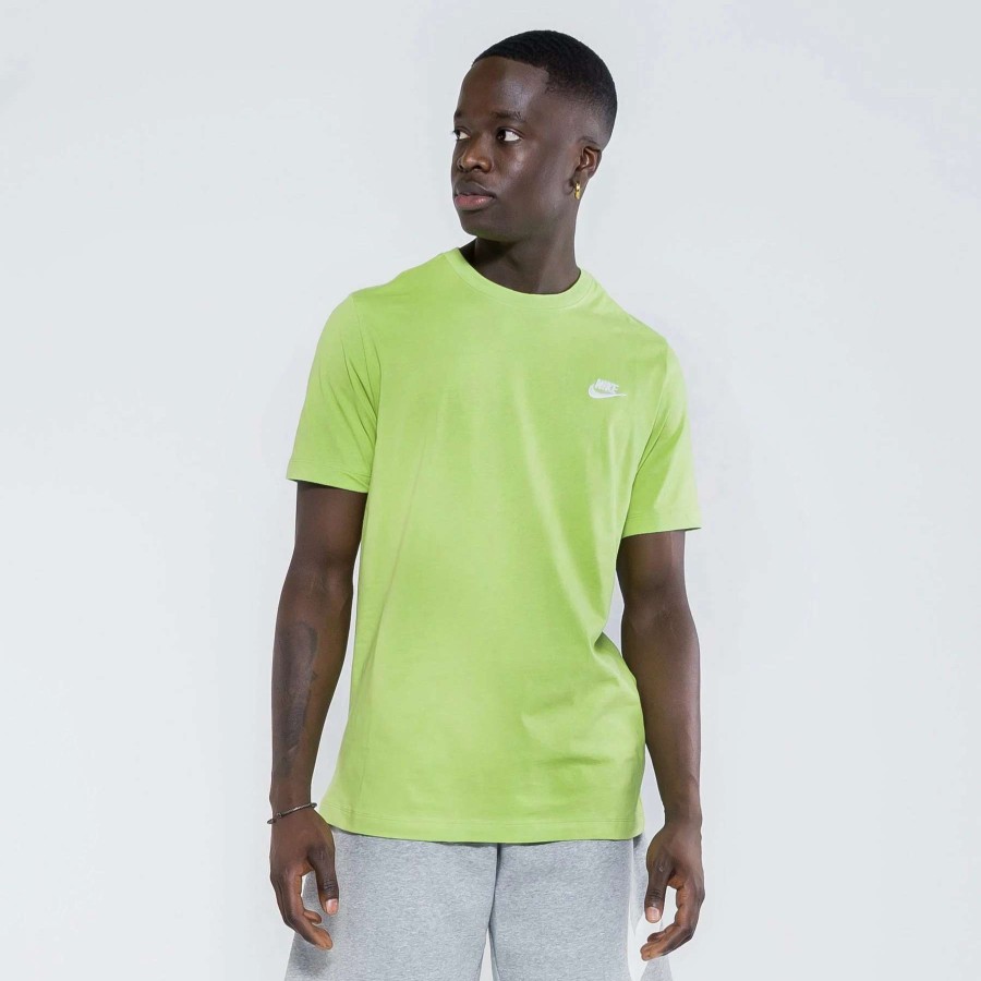 Men'S Tees * | Nike Sportswear Club Tee Lime Green