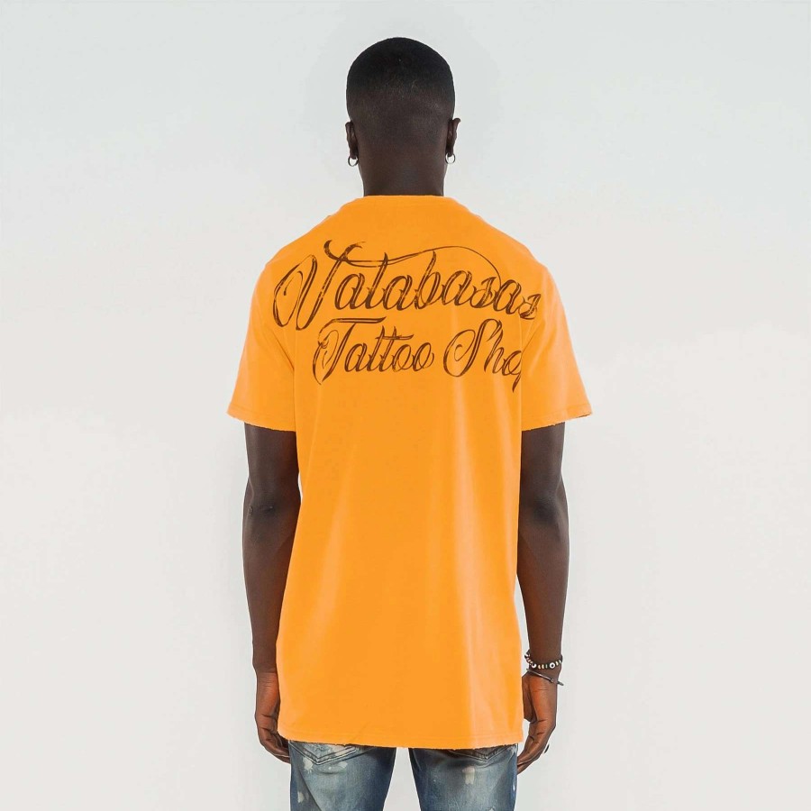 Men'S Tees * | Valabasas Snake Tat Tee Vintage Orange