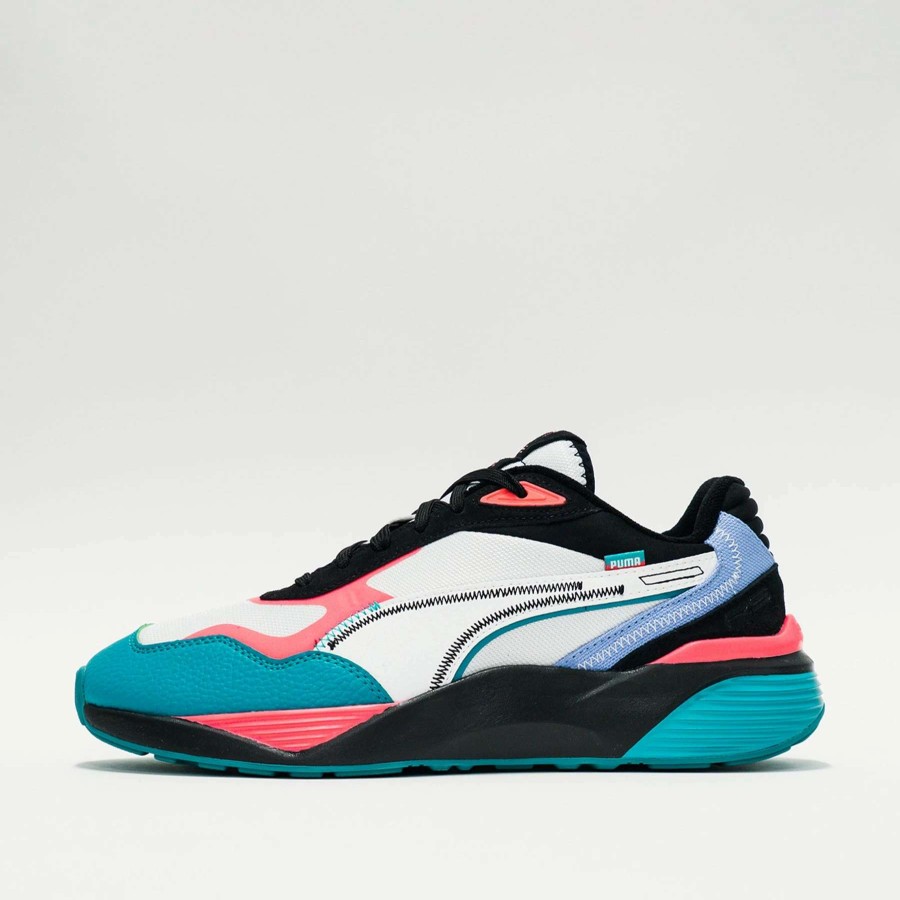 Men'S Sneakers * | Puma Rs-Metric Puma White/Puma Black/Aqua