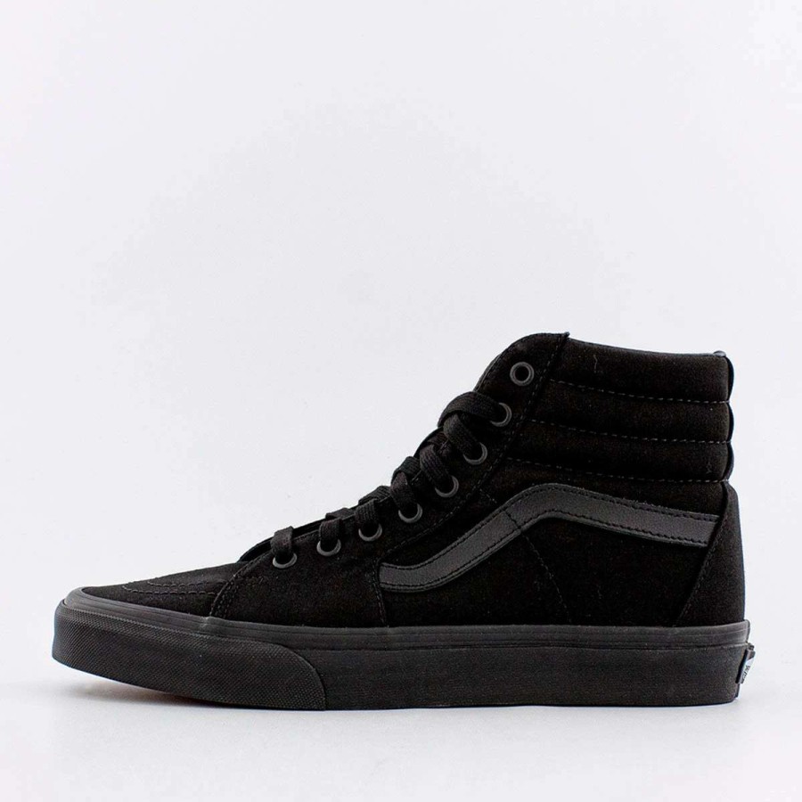 Men'S Sneakers * | Vans Canvas Sk8-Hi Black