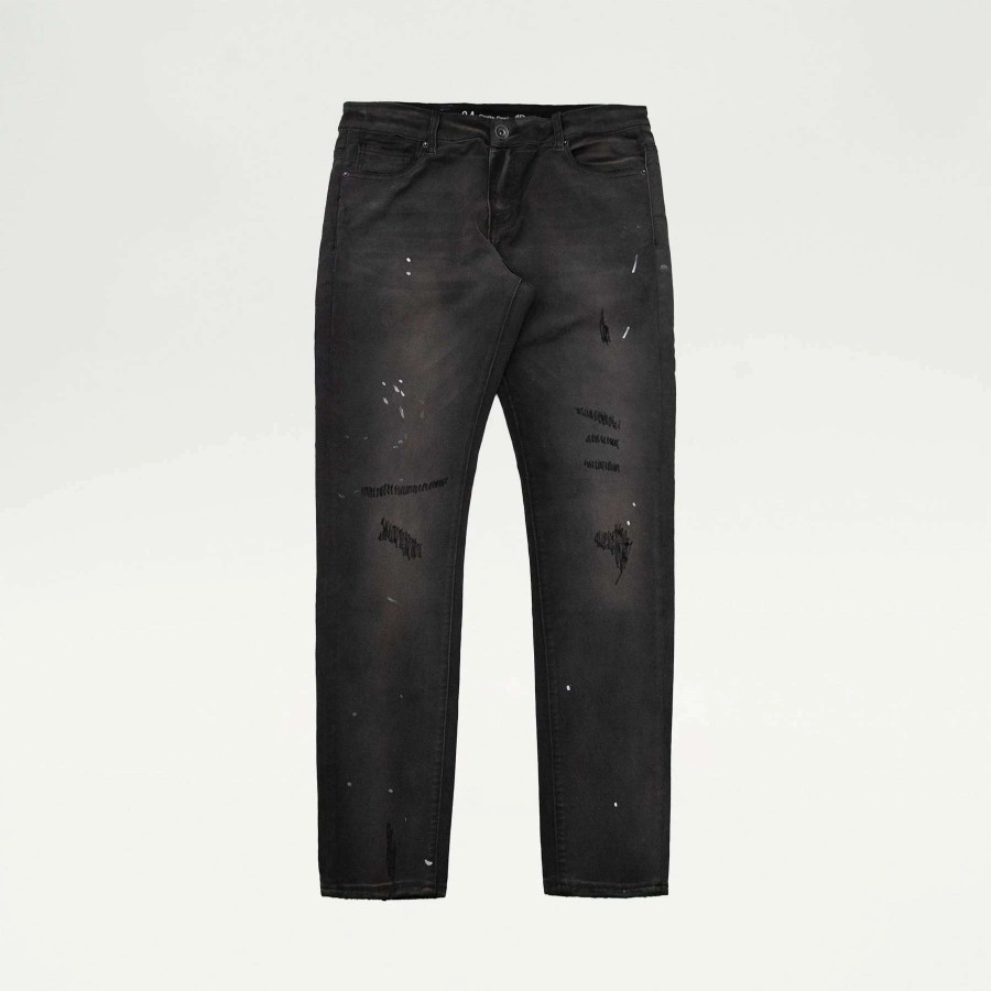 Men'S Jeans * | Crysp Denim Atlantic Denim Grey