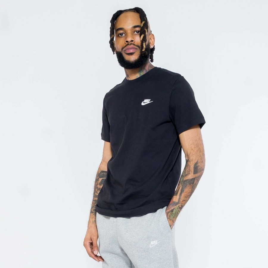 Men'S Tees * | Nike Sportswear Club Tee Black