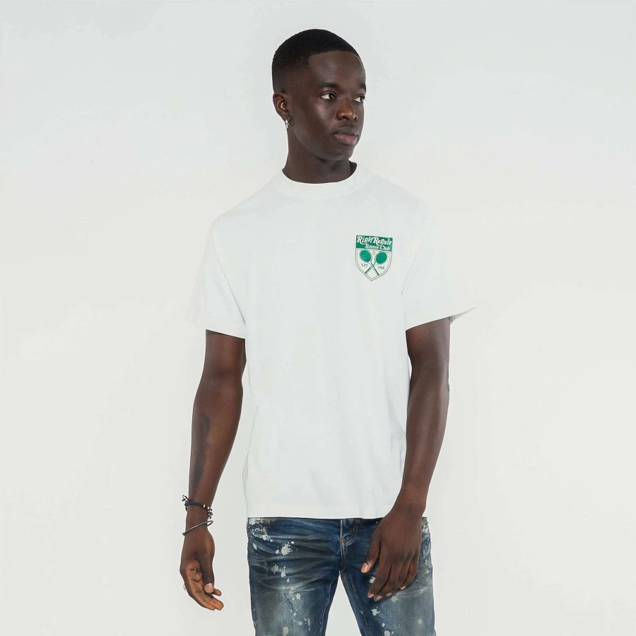 Men'S Tees * | Rip N Repair 30 Love Graphic Tee Off White