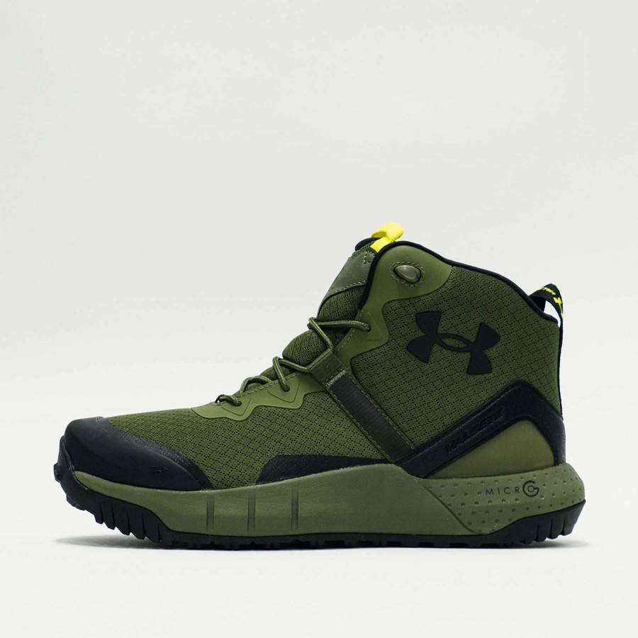 Men'S Boots * | Under Armour Micro G Valsetz Mid Tactical Boots Marine Green/Black