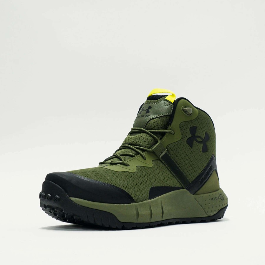 Men'S Boots * | Under Armour Micro G Valsetz Mid Tactical Boots Marine Green/Black