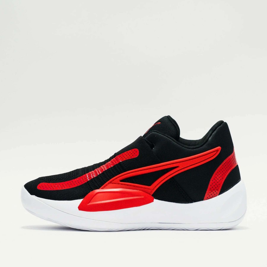 Men'S Sneakers * | Puma Rise Nitro Puma Black/High Risk Red