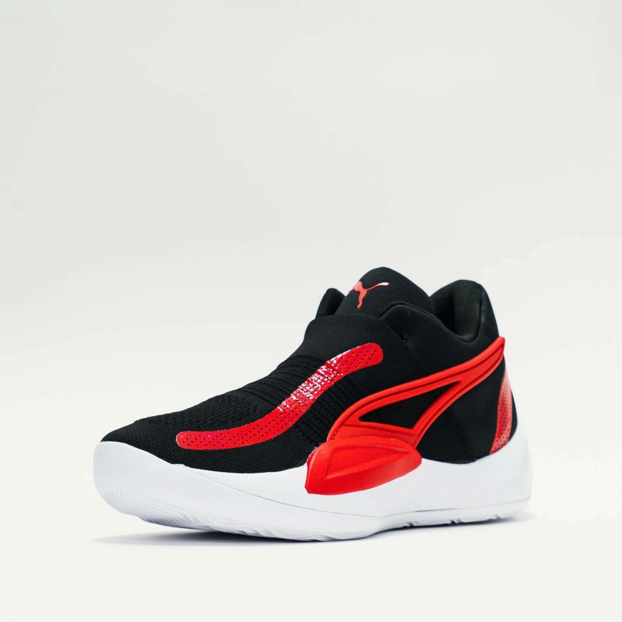 Men'S Sneakers * | Puma Rise Nitro Puma Black/High Risk Red