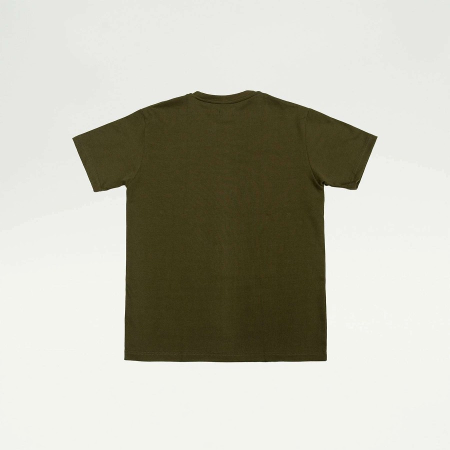 Men'S Tees * | Love More Mountain Tee Olive Green