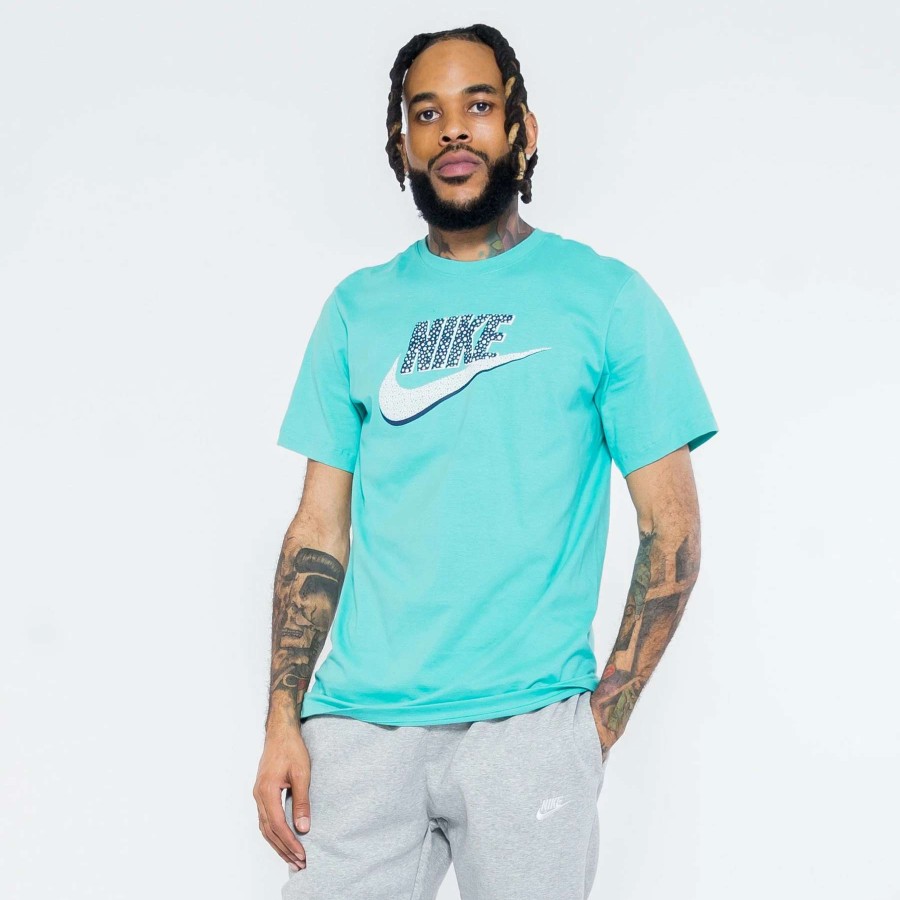 Men'S Tees * | Nike Sportswear Futura Logo Tee Washed Teal