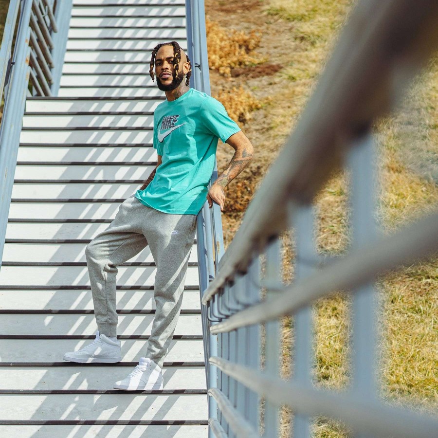 Men'S Tees * | Nike Sportswear Futura Logo Tee Washed Teal